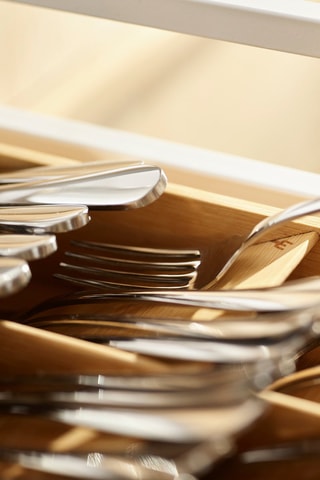 Grote Bamboe Bestekorganizer DrawerStore™ - 17,5 x 6 x 38,4 cm