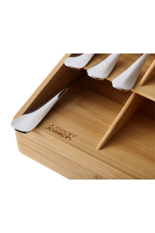 Grote Bamboe Bestekorganizer DrawerStore™ - 17,5 x 6 x 38,4 cm