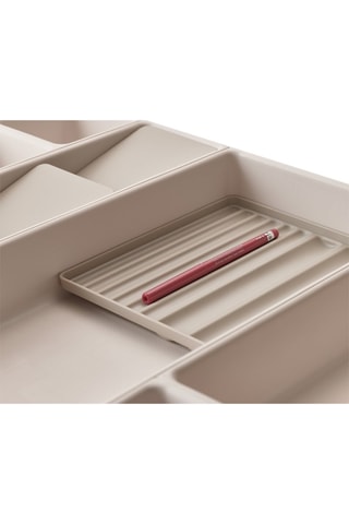 Ladeorganizer voor Cosmetica - 12 Compartimenten - Beige