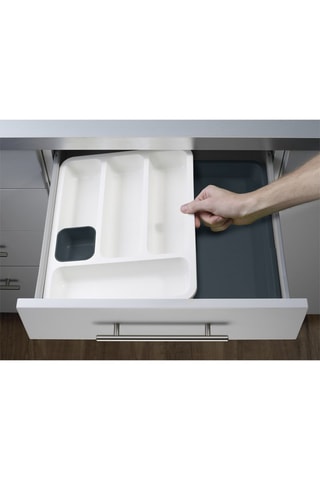 Uitschuifbare Bestekbak voor Lade DrawerStore™ -  28,3 x 5,5 x 36,5 cm / 48 x 5,5 x 36,5 cm