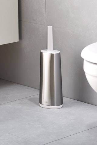 Toiletborstel Flexibel Inox Flex - Zilverkleurig en Wit