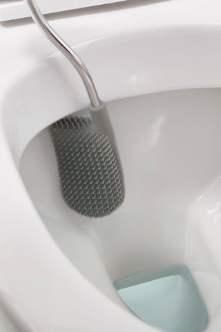 Toiletborstel Flexibel Inox Flex - Zilverkleurig en Wit