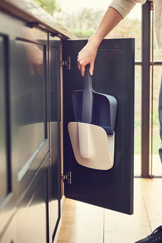 Stoffer en Blik met Wandsteun CleanStore 