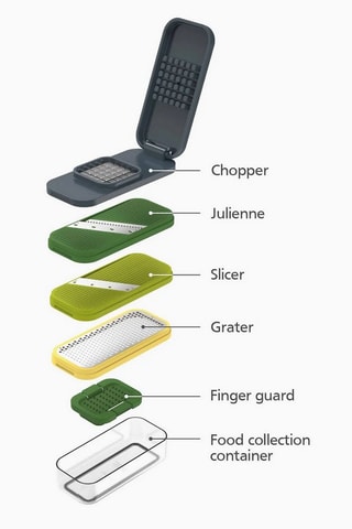 Multi-Prep 4-en-1 avec lames en acier inoxydable