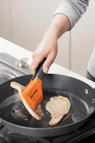 Tang en Spatel  Grijs en Oranje