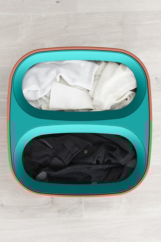 Wasmand 2 Compartimenten Tota - 60 l