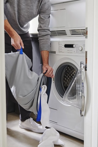 Wasmand 2 Compartimenten Tota - 60 l