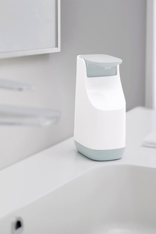 Zeepdispenser Slim - 350 ml - Wit en Grijs