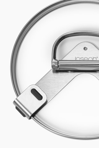 2 supports pour couvercles en acier inoxydable Space - 2,4 x 18,9 x 10,8 cm