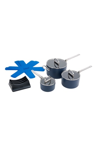 3 casseroles revêtement céramique Space - 15/19/23 cm