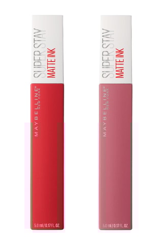 Duo Lippenstift Super Stay Matte Ink - Pioneer en Lover - 2 x 5 ml 