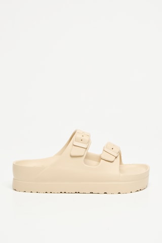 Mules à talons Beige