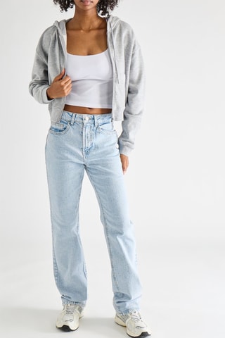 Sweat à capuche - Gris chiné