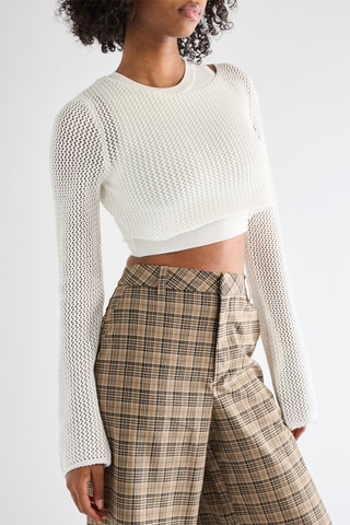 Crop top - Ecru