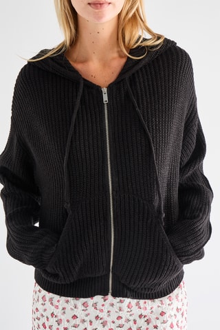 Gilet à capuche - Noir