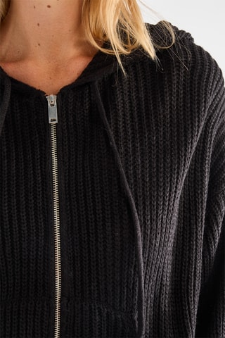 Gilet à capuche - Noir