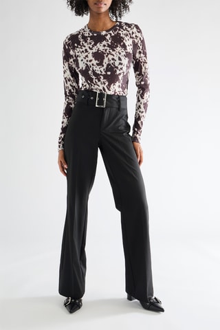 Pantalon flare - Noir
