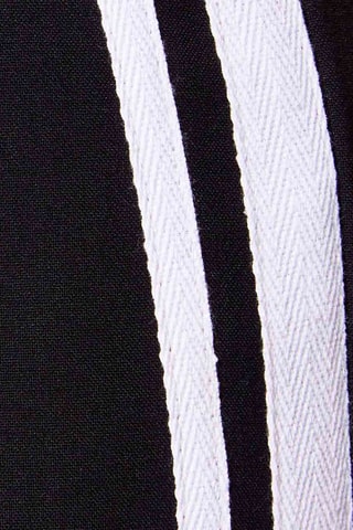 Pantalon droit palazzo taille haute - Noir