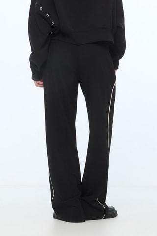 Pantalon taille haute - Noir