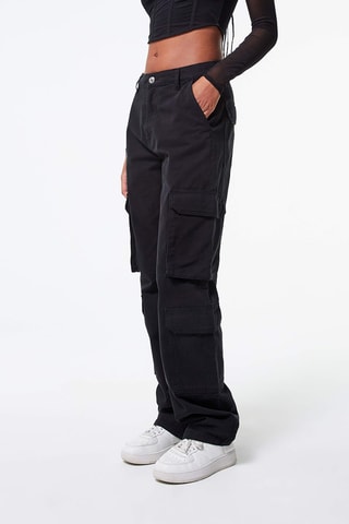 Pantalon cargo Noir