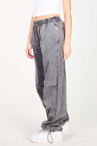 Jean parachute taille haute - Gris