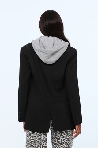 Veste trompe-l’œil - Noir