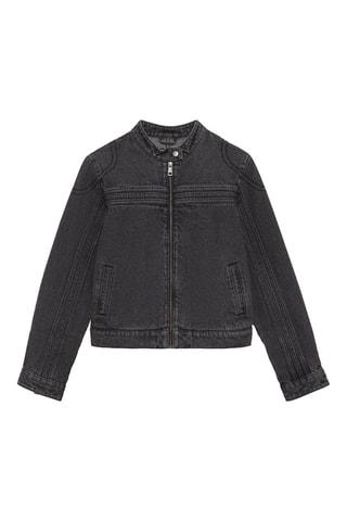 Veste en jean - Gris foncé