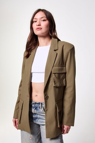 Veste oversize - Kaki