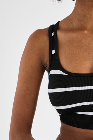 Crop top - Noir et blanc