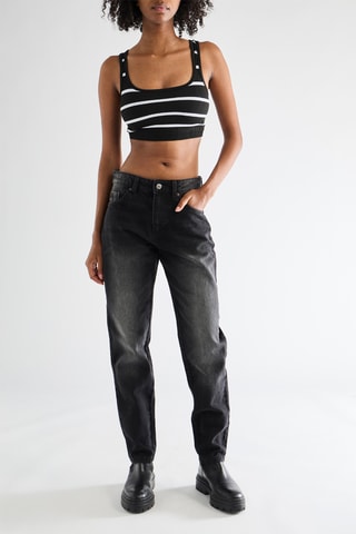 Crop top - Noir et blanc