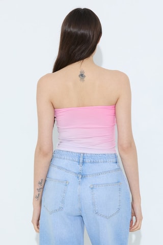 Top bustier - Rose
