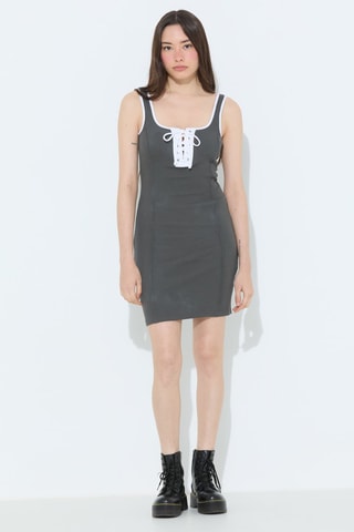 Robe fourreau - Gris