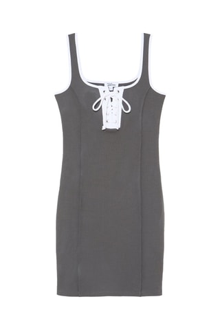 Robe fourreau - Gris