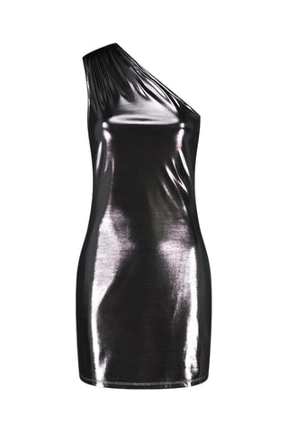 Robe asymétrique - Argenté