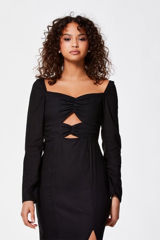 Robe midi - Noir