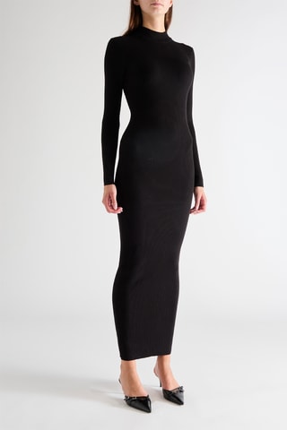 Robe fourreau - Noir