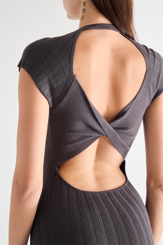 Robe fourreau - Gris foncé