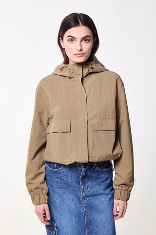 Coupe-vent à capuche - Kaki