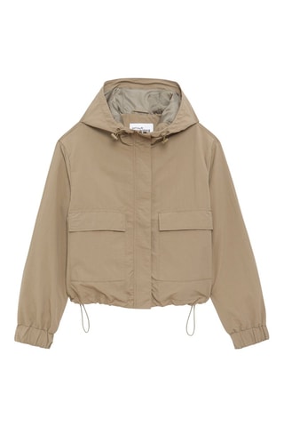 Coupe-vent à capuche - Kaki