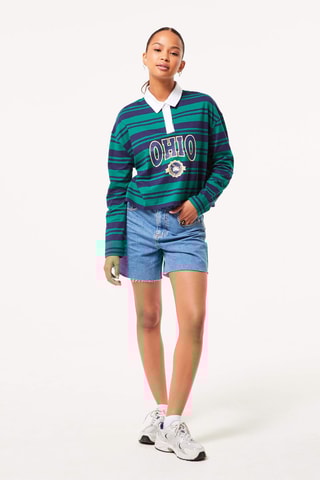 Polo Vert foncé et bleu marine