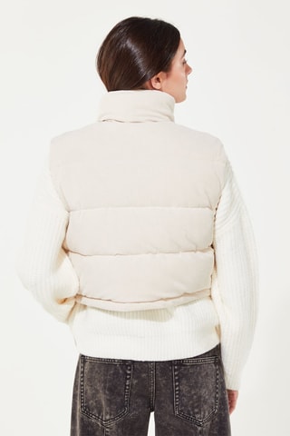 Doudoune sans manches - Blanc