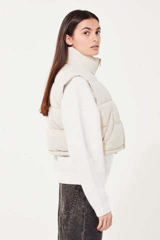 Doudoune sans manches - Blanc