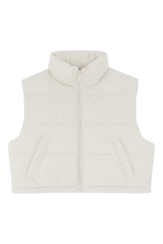 Doudoune sans manches - Blanc