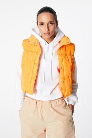 Doudoune sans manches Moutarde