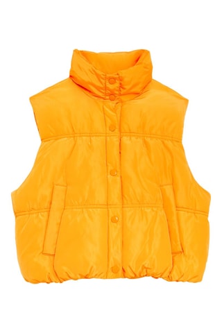 Doudoune sans manches Moutarde