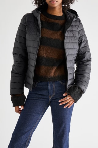 Doudoune à capuche - Noir