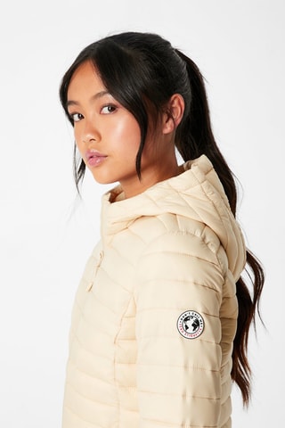 Doudoune à capuche Beige