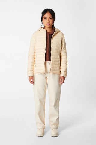 Doudoune à capuche Beige