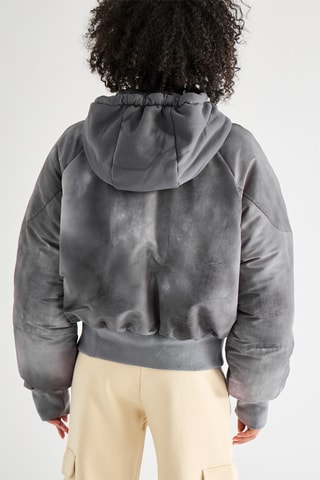 Doudoune à capuche - Gris clair