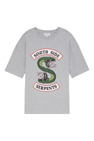 T-shirt oversize Riverdale Gris chiné